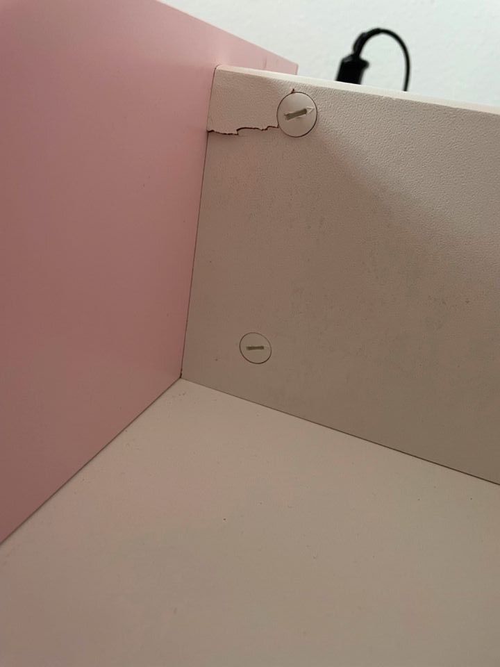 IKEA Myllra Babybett mit Schubfach Rosa 70x140 + IKEA Drömmande M in Elchingen