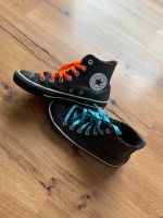 Converse Schuhe Unisex Gr. 37 Leder schwarz Bayern - Miltenberg Vorschau