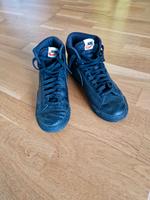 Nike sneaker Blazer Mid Schwarz Leder Gr. 38,5 Rheinland-Pfalz - Wackernheim Vorschau