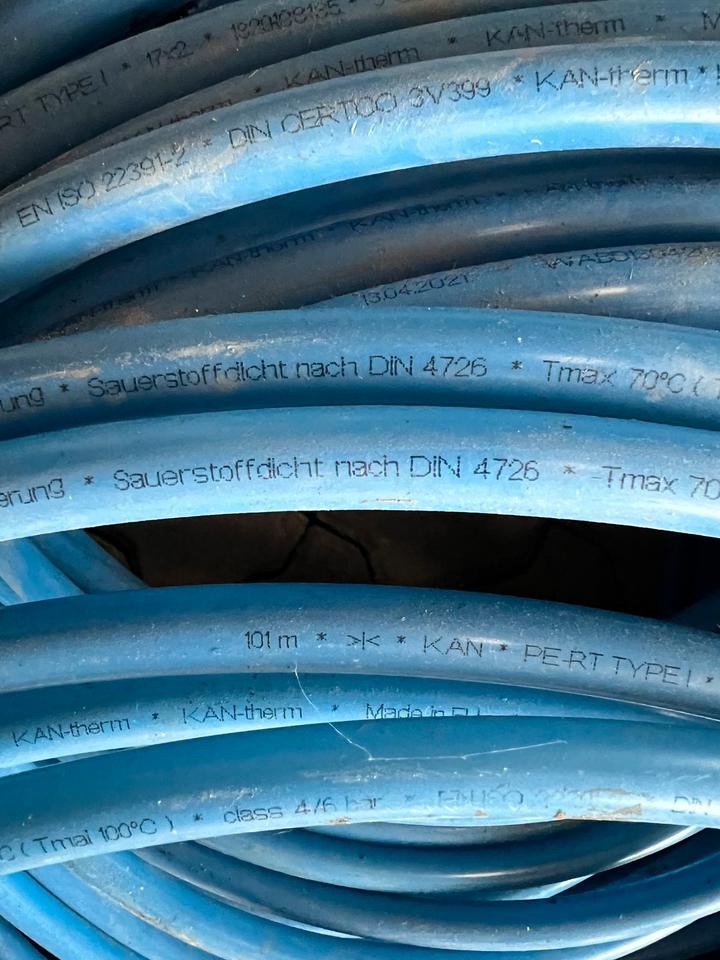 KAN- Therm Fußbodenheizung schlauch 126m Blue Floor PE-RT Rohr in Rauen