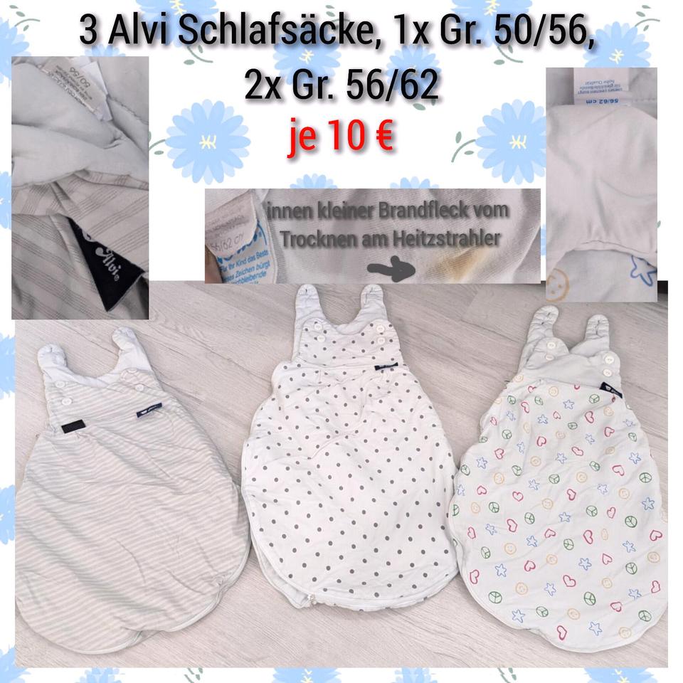 Schlafsäcke Alvi und Co in Gr. 50/56, 56/62, 62/68 und 70, ab 5€ in Singen