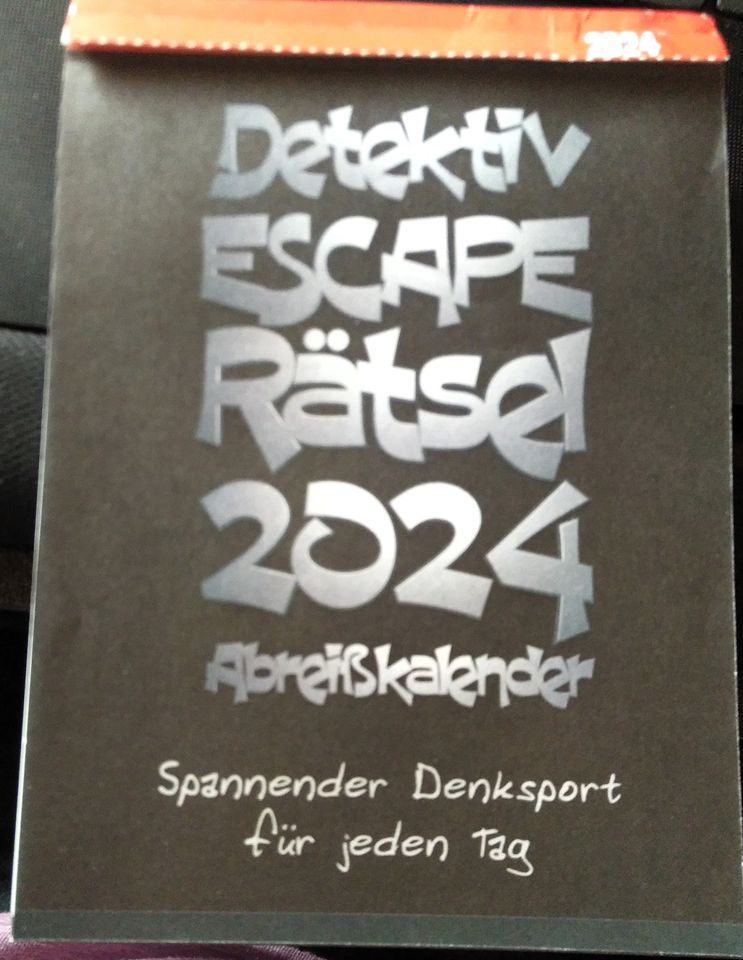 Detektiv Escape Rätsel Abreißkalender 2024 in Biberach an der Riß