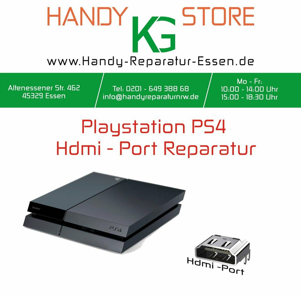 Sony Playstation Ps4 Hdmi defekt Reparatur bei KG Handy Store in Essen -  Altenessen | eBay Kleinanzeigen ist jetzt Kleinanzeigen