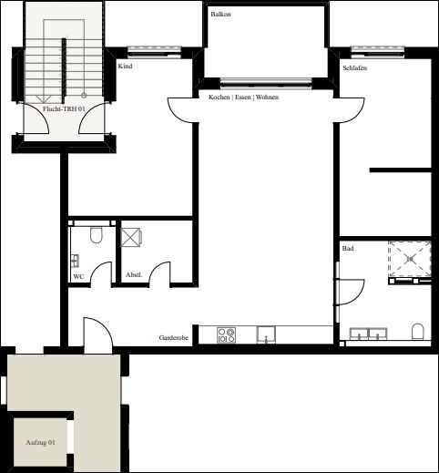 Exklusives Leben im Spessart Manor:   3 - Zimmer Wohnung mit Luft- / Wasserwärmepumpe in Aschaffenburg