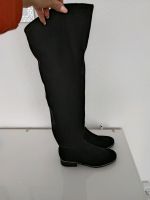 Damen Overknees Stiefel schwarz mit Gold Bochum - Bochum-Wattenscheid Vorschau