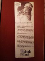 Asbach Uralt Wenn er 'n Taler mehr kosten würde  Anzeige H&S 1958 Stuttgart - Stuttgart-Mitte Vorschau