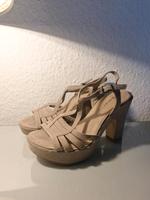 tamaris sandalen grau wildleder riemchen grau 37 plateau Süd - Niederrad Vorschau