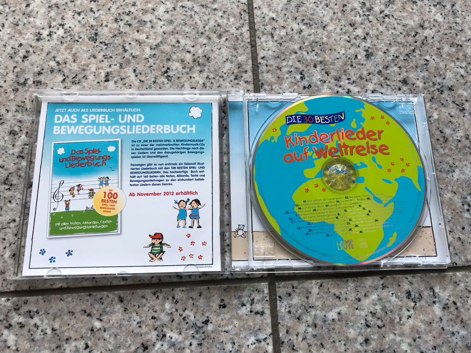 2 CD‘s u.a. Die 30 Besten Kinderlieder auf Weltreise in Kürten