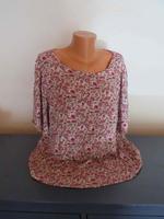 süße Tunika Shirt Bluse Janina Blumen pink beige 50 Top Hessen - Solms Vorschau