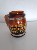 brauner Bierkrug mit Holzhenkel Rheinland-Pfalz - Forst (Eifel) Vorschau