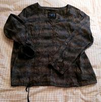 CECIL Bluse, Größe xl, braun/schwarz, Kordelzug Hessen - Bad Arolsen Vorschau