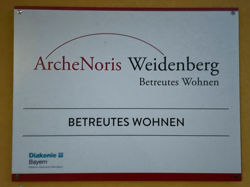 2 1/2 Zimmer Wohnung betreutes Wohnen, Weidig 1, Weidenberg in Weidenberg