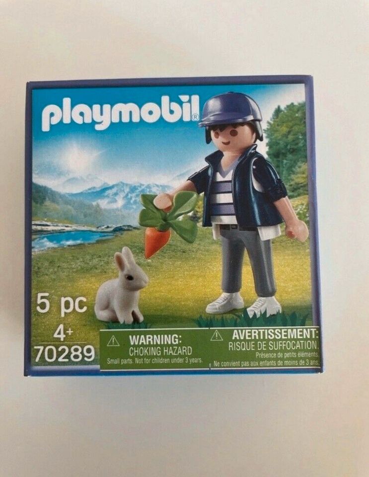 5 Playmobil Sets Bauernhof neu Hund Hase Huhn Kuh Ziege Mann Frau in Hanau