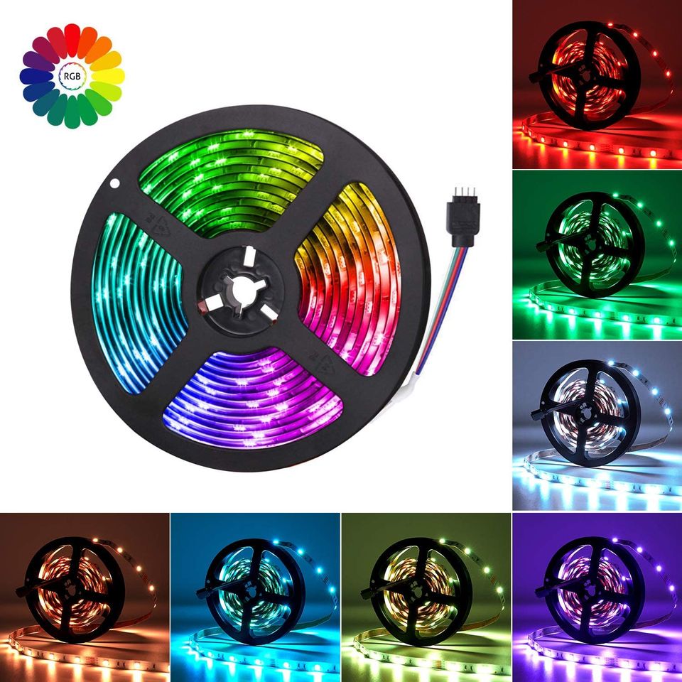 Leuchtband lichtband RGB lichtleiste 44Key farbwechsel leuchte 5m in Herten