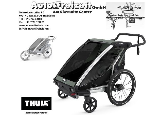 THULE CHARIOT LITE 2 + BREMSE * Multisport- & Fahrradanhänger in Röhrsdorf