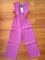 ZARA Overall aus Leinen magenta Gr. 134 NEU München - Au-Haidhausen Vorschau