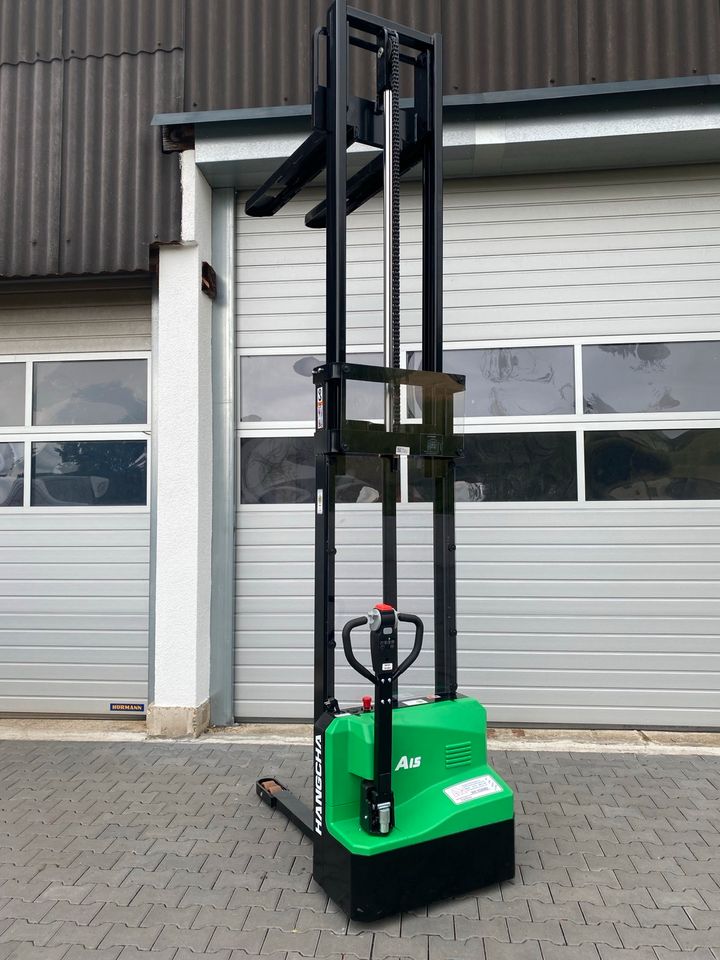 Hochhubwagen 1500kg Elektrostapler Hangcha Linde in Niederaula