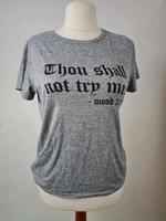 Statement T Shirt Thou Shall Not Try Me Grau Größe XL Bayern - Kösching Vorschau