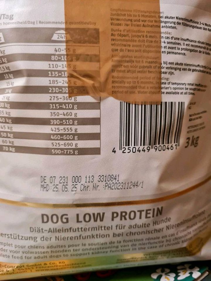 Dog Low Protein Premium Vollwertnahrung in Harsewinkel - Marienfeld