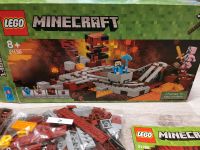 Lego Minecraft Die Nether-Eisenbahn 21130! Wie Neu! Niedersachsen - Wardenburg Vorschau