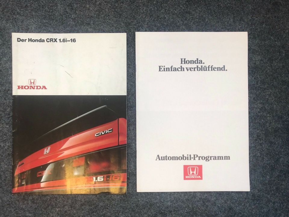 Honda Prospekte 1983 - CRX , Cvic , Prelude …. in Bremen