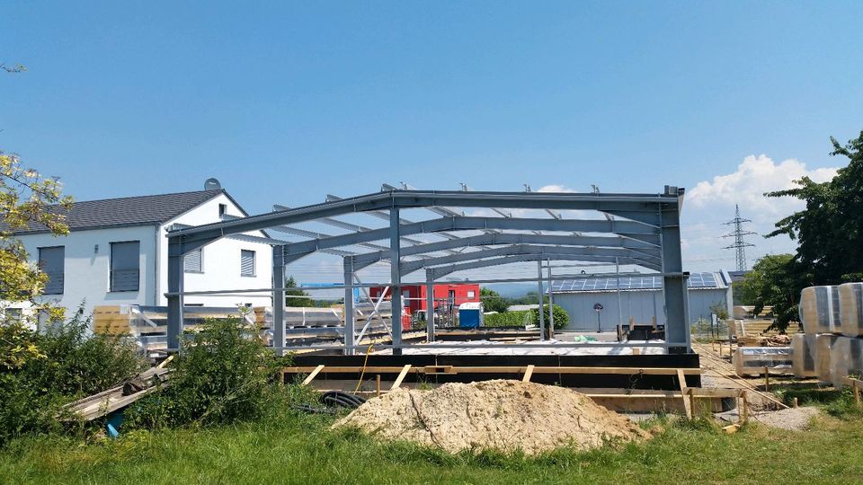 Stahlhalle 12x20x4m Schwere Sthalkonstruktion. in Freiburg im Breisgau