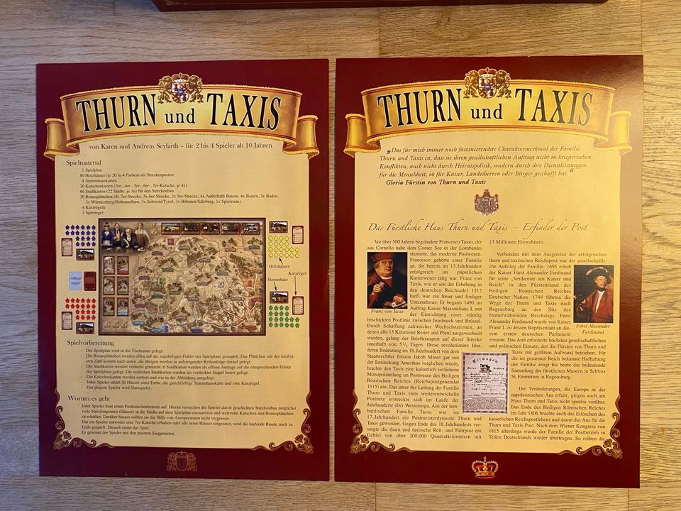 Neuwertig: Thurn und Taxis Spiel von Hans im Glück in Riegelsberg