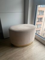 Depot Hocker Pouf Samt Taupe Marla Berlin - Mitte Vorschau