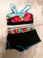 Schöner Bikini mit Panty Hose Schwarz /bunt no Name Bayern - Augsburg Vorschau