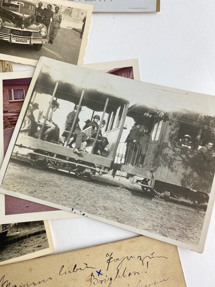 Konvolut Alte s/w Fotos Soldaten Oldtimer Porträts Fotopostkarten in Harrislee