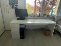 Glänzend weißer Schreibtisch, Tisch Hessen - Butzbach Vorschau