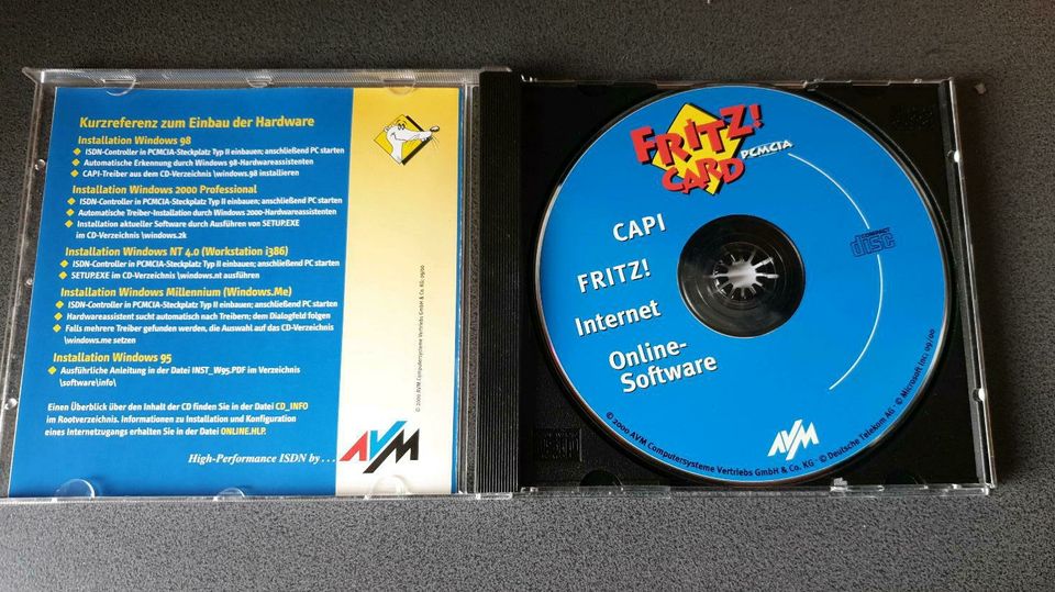 FRiTZ!32 PCMCIA Karte inkl. Kabel, CD und Handbuch in Harpstedt