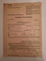1937 Umsatzsteuer Voranmeldungsformular für Sammler Brandenburg - Bad Liebenwerda Vorschau
