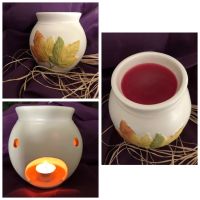 Partylite Duftlampe „Herbstblätter" *RAR* *Nicht mehr im Handel* Westerwaldkreis - Höchstenbach Vorschau