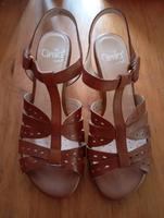 ❤️ Caprice Ledersandalette❤️Gr .39 Brandenburg - Herzberg (Mark) Vorschau