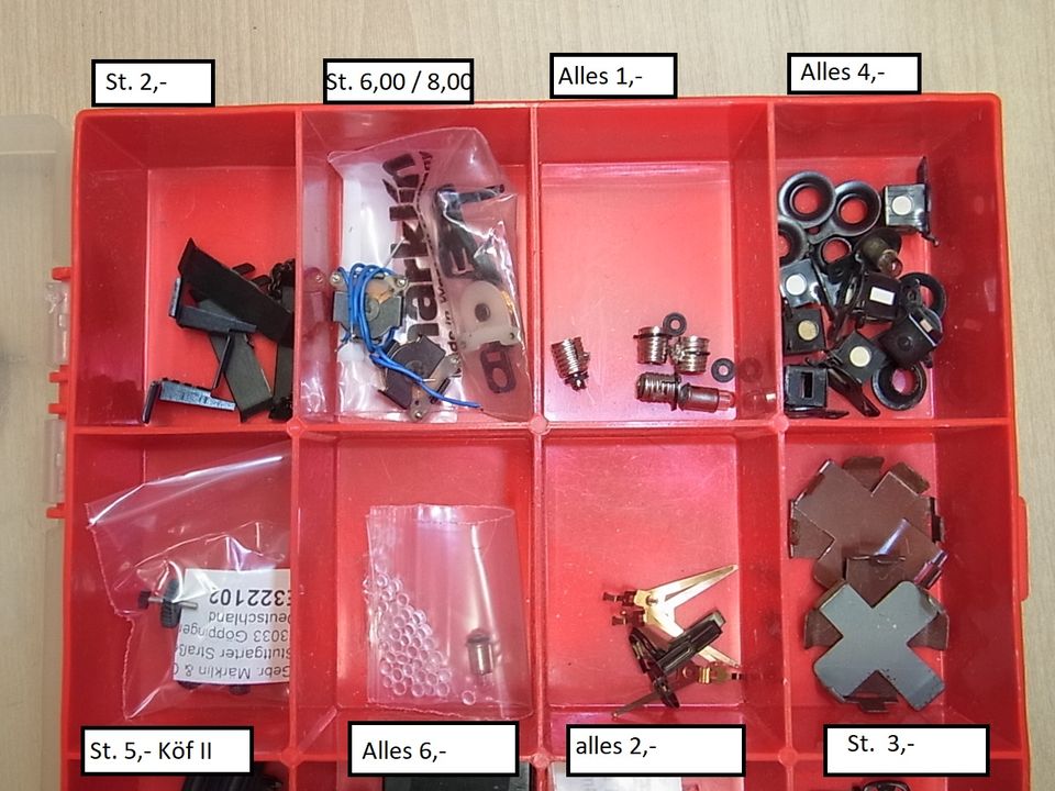 Märklin HO Kupplung Stromabnehmer Ersatzteile Lichtleiter Telex in Bleckede