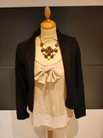 Vero Moda gr.s gr.36 Top Bluse Shirt Schleife spitze Creme beige Baden-Württemberg - Heddesheim Vorschau
