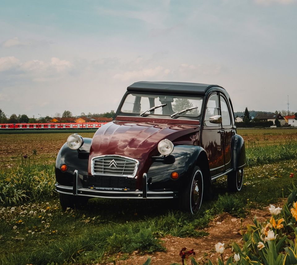 Citroen Ente 2CV6 Charleston Oldtimer & Hochzeitsauto mieten in München