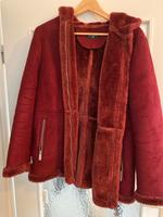 Lederimitat Jacke in rot Kiel - Kronshagen Vorschau