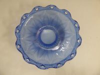 2x Glasschale blau ⌀ ca. 28,5cm Schale Glas Sachsen - Schwepnitz Vorschau