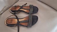 Caprice Leder Sandalen 40 schwarz Schuhe Bayern - Eging am See Vorschau