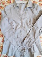 Businessbluse Gr.S grau Punkte H&M Neuwertig Brandenburg - Beeskow Vorschau