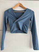 Strick Crop T-Shirt mit V-Keagen Thüringen - Sömmerda Vorschau