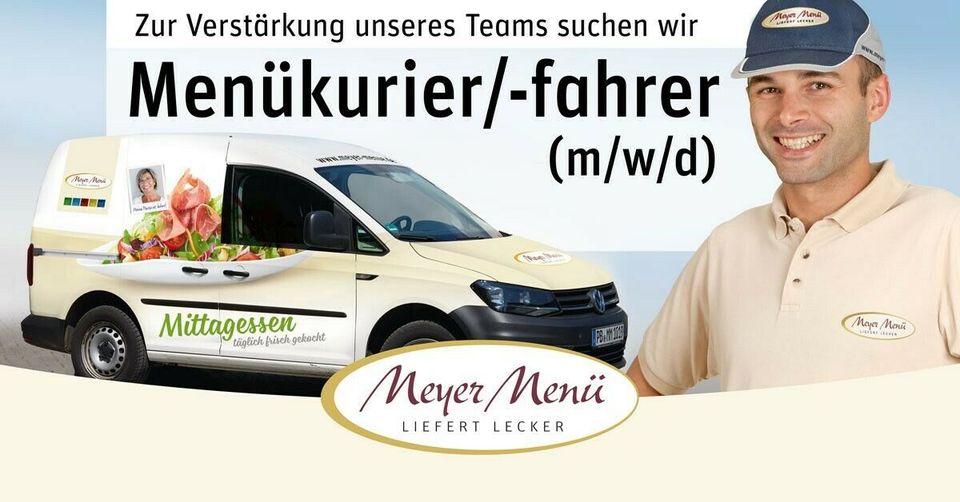 Menükurier/-fahrer (m/w/d) in Büren bei Paderborn (Teilzeit) in Büren