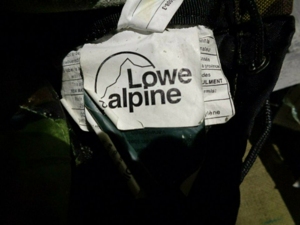 Orig. NL Armee LOWE ALPINE STRIKE Rucksack Daypack 40 L DPM gebr in Herzogenrath