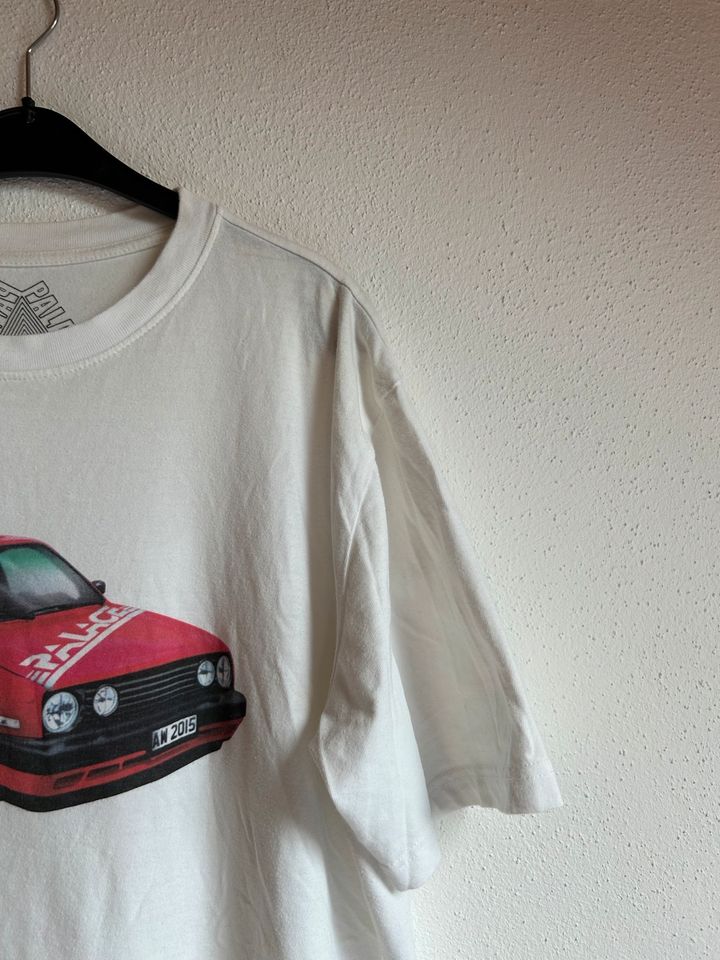 Palace Schotter Red Car T-Shirt weiß Gr. L (Stussy Supreme M XL) in Bad Waldsee