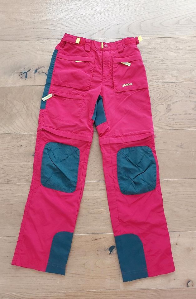 Jako-o Robusthose Outdoor zip-off Gr.146 fuchsia leicht Kniepatch in Nierstein