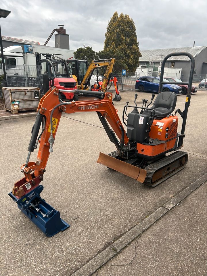 HITACHI ZX10 U-6 Mikrobagger/ Minibagger mit Schnellwechsler MS01 in Remshalden