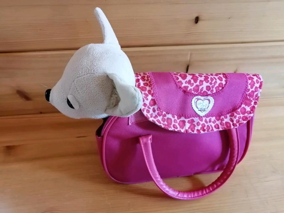 Verkaufe süßen Chi Chi Love mit Funktionen und Tasche von Simba in Miltach