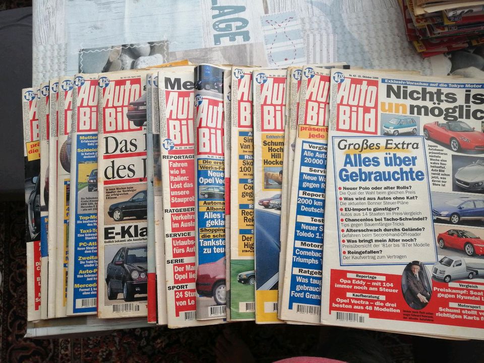 Auto Bild Zeitschriften/Zeitungen von 1995 in Voerde (Niederrhein)